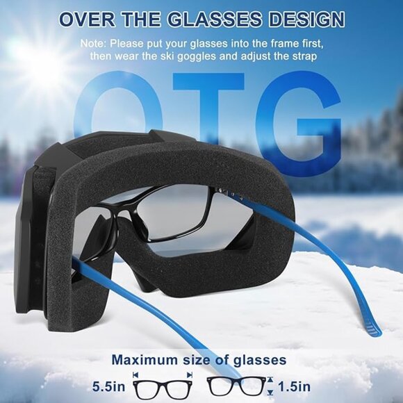 UV Protection Ski Snow Goggles - Picture 3 of 7